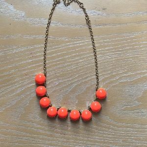 Orange jcrew necklace
